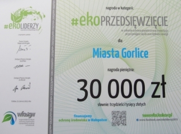 Gorlice ekoLIDER 2015 Gorlice ekoLIDER 2015